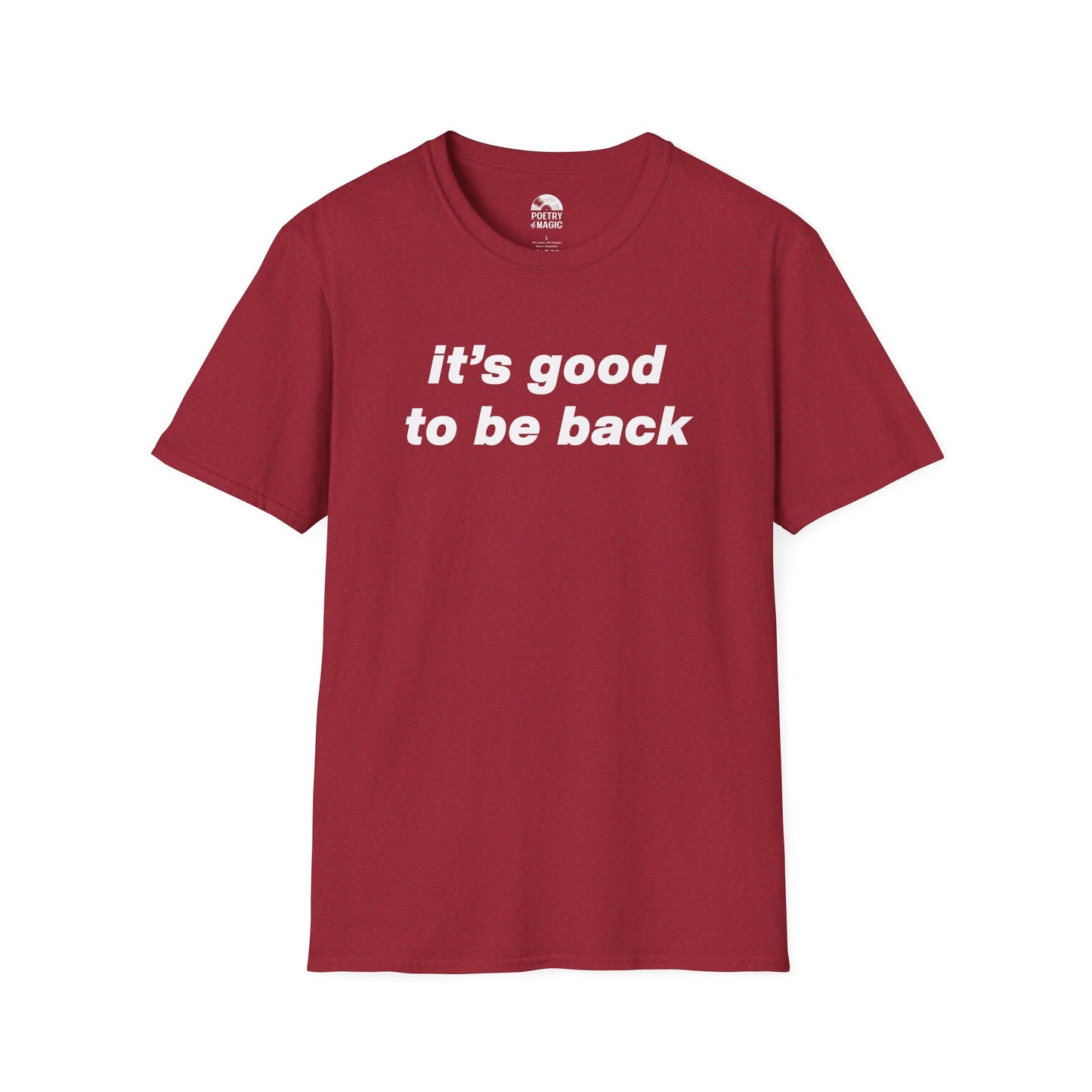 It's Good To Be Back T-Shirt - Live 2025 Britpop Reunion Unisex Tee