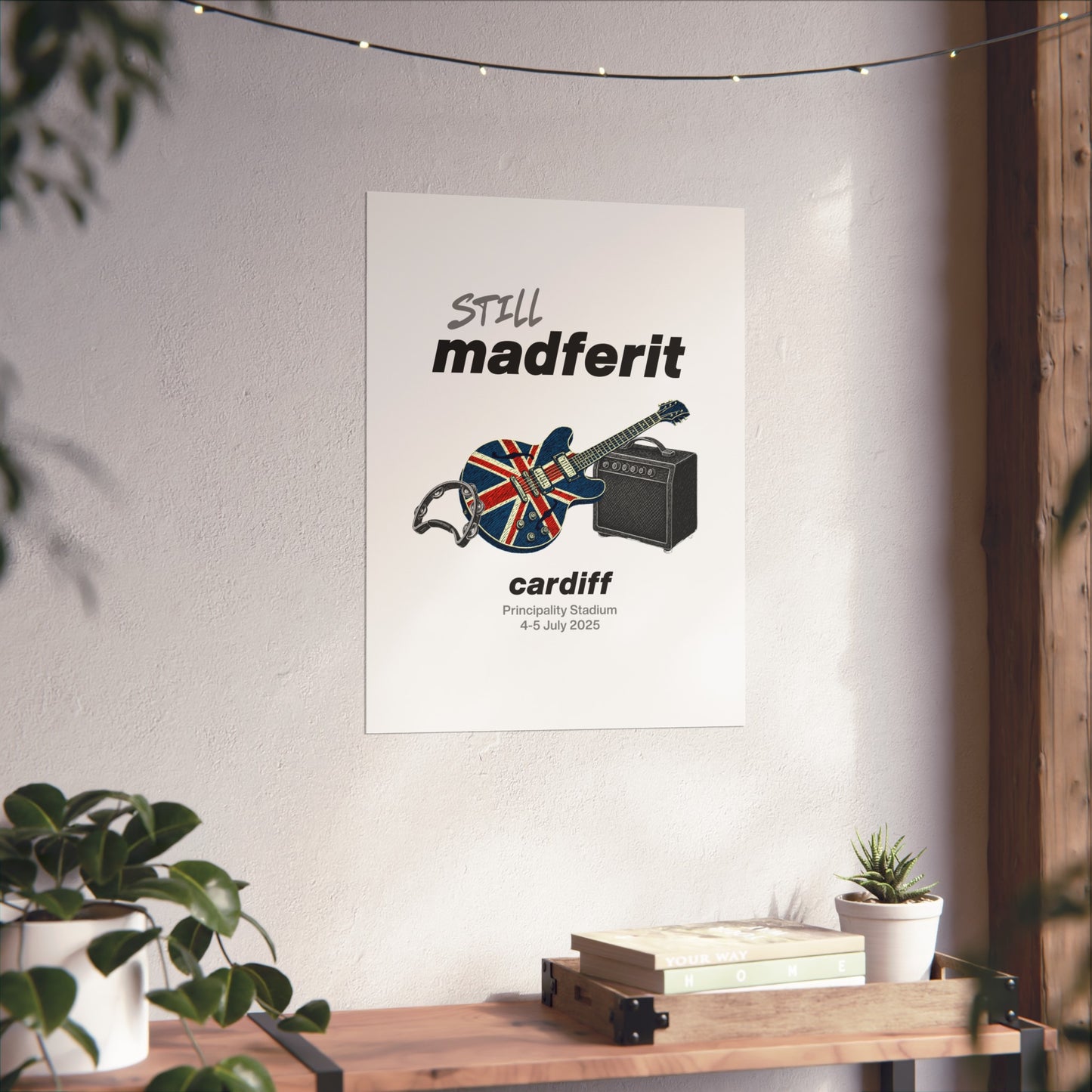 Still Madferit Poster - Cardiff '25 Britpop Reunion Fine Art Print